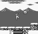 une photo d'Ã©cran de Mega Man - Dr. Wily s Revenge sur Nintendo Game Boy